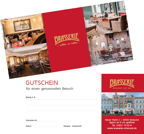 Brasserie-Genussgutschein